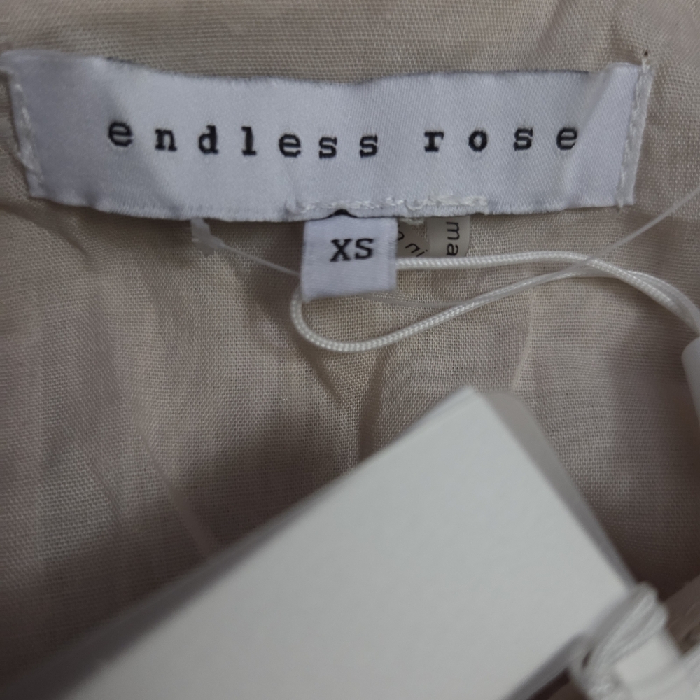 NWT Endless Rose Sequin Puff Sleeve Crop Top - Picture 3 of 9